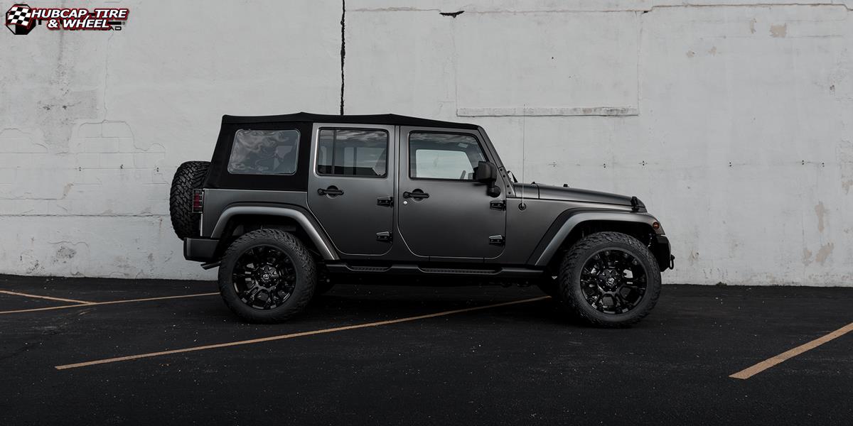 vehicle gallery/jeep wrangler fuel vapor d560 20X9 Matte Black wheels and rims